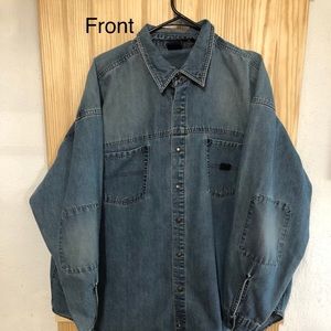 Men's 3x Denim Shirt